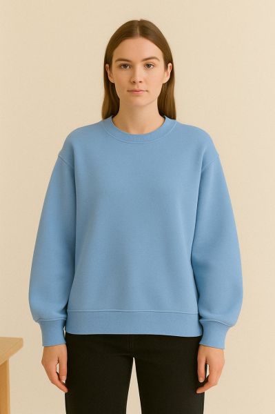 Sky Blue Oversize Sweatshirt