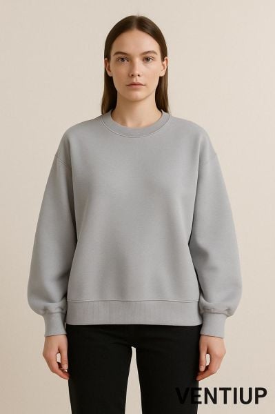 Stone Grey Oversize Sweatshirt